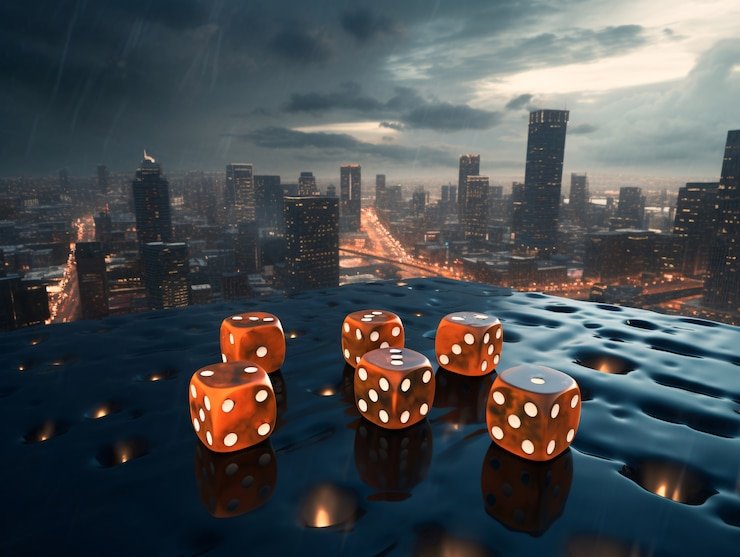 Antarmuka permainan Tarung Mesin di togel 94 dengan karakter mesin dan tombol pertarungan